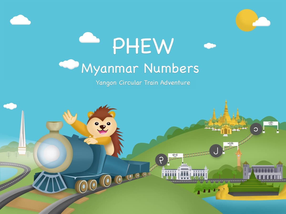 Phew Myanmar Numbers — Yangon Circular Train adventure